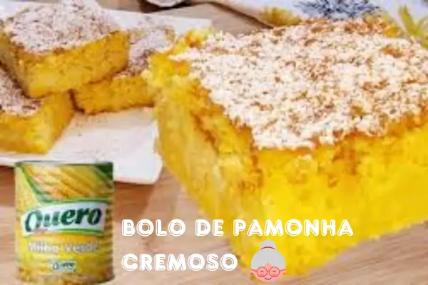 bolo de pamonha cremoso